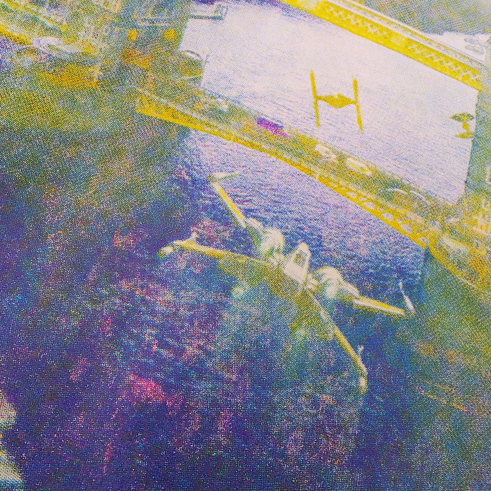 uchi x numbernine - Star Wars London Bridge limited edition screen print - Yellow & Magenta & Cyan