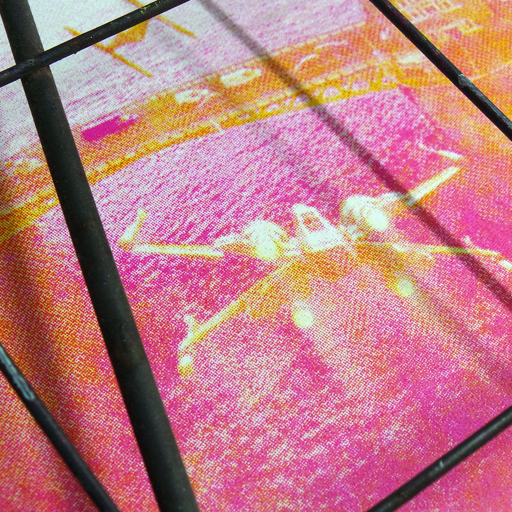 uchi x numbernine - Star Wars London Bridge limited edition screen print - Yellow & Magenta