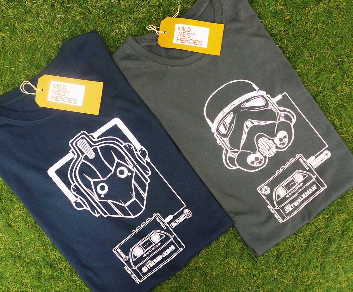 Stormtrooper and Cyberman T shirts